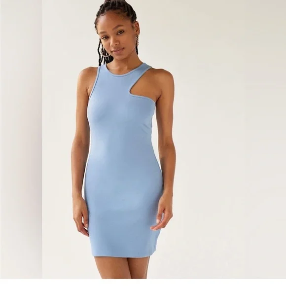 blue racer back dress Skipper Blue Racer Maxi Dress